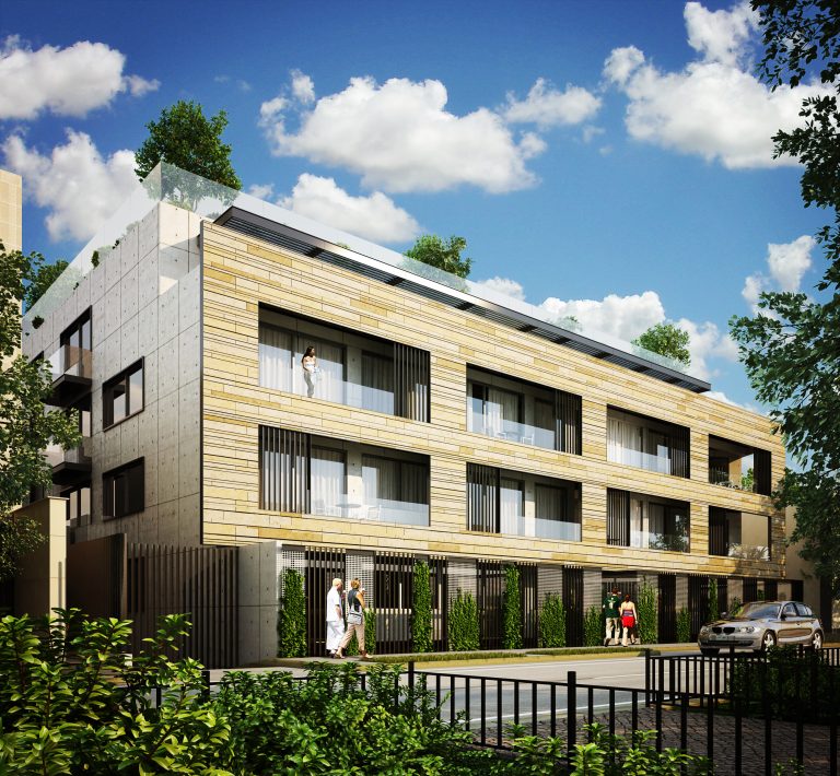 fachada de dia de un desarrollo inmobiliario de polanco, cdmx